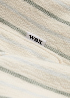 Wax London Dudley Striped Cotton Shorts Cream