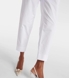 Dolce&Gabbana High-rise cotton straight pants