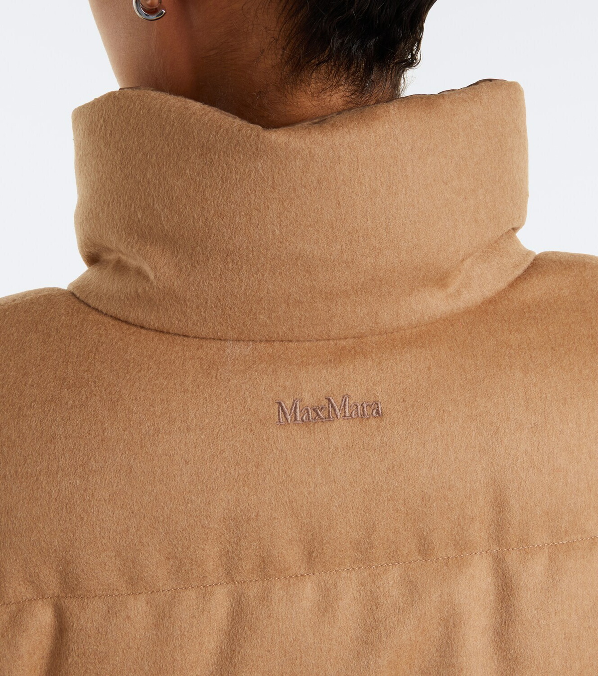 Max Mara Reversible camel hair down jacket