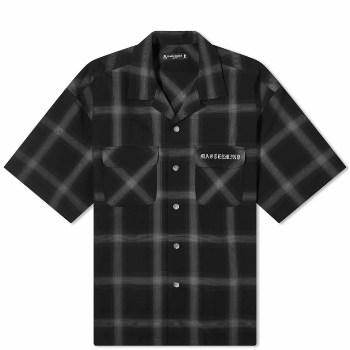 Photo: mastermind JAPAN Men's Ombre Checked Vacation Shirt in Black