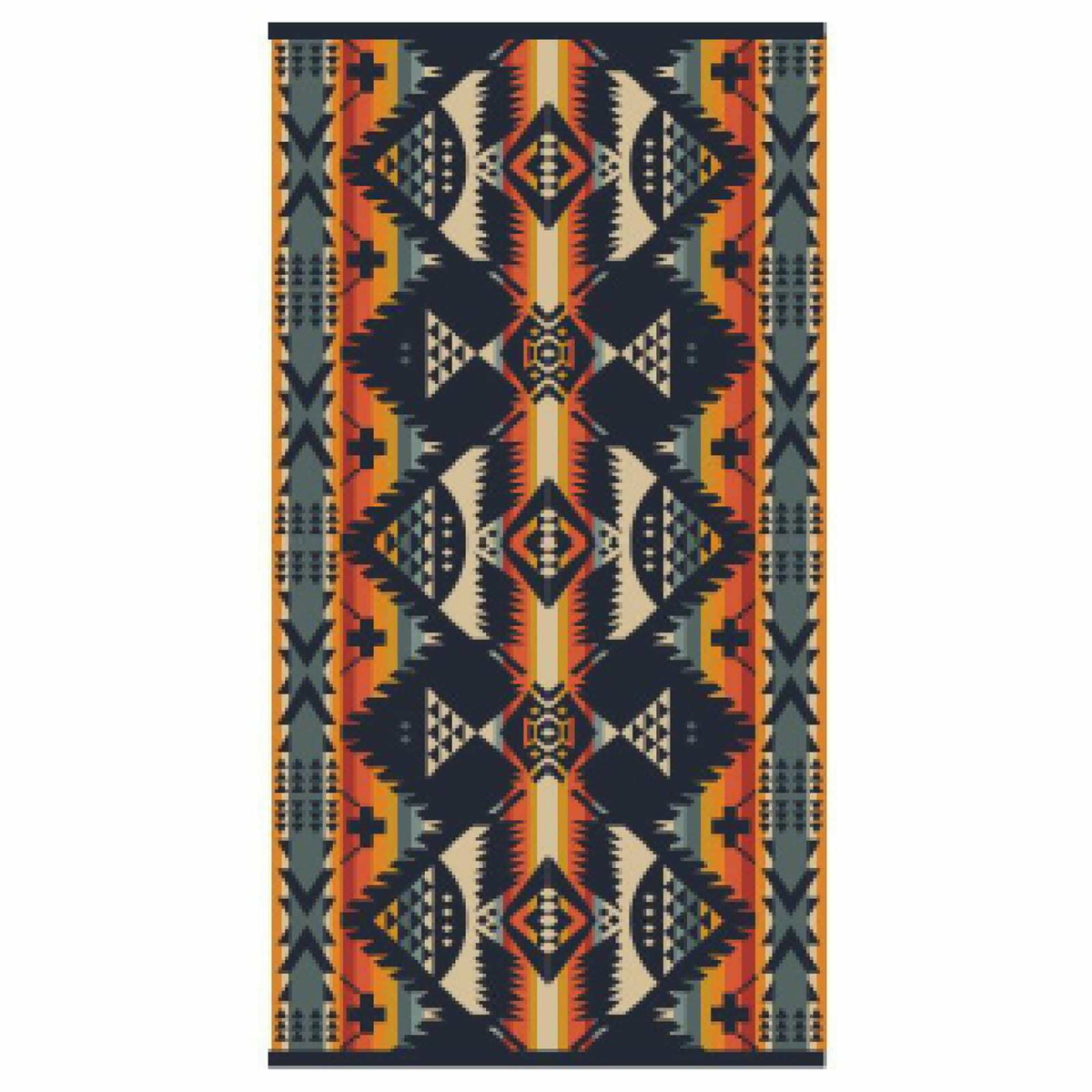 Pendleton Oversized Spa Towel in Nehalem Navy 