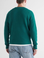 Rag & Bone - Haldon Waffle-Knit Cashmere Sweater - Green