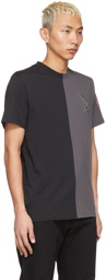 Raf Simons Black Fred Perry Edition Split T-Shirt