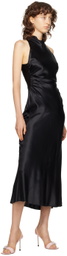 Reformation Black Casette Maxi Dress