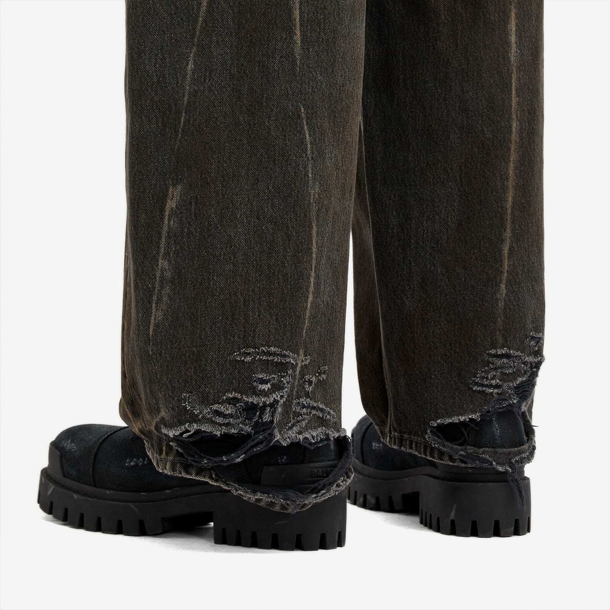 Balenciaga Men's Loose Fit Jeans in Dark Dirty Balenciaga