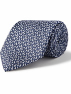 FERRAGAMO - Printed Silk-Twill Tie