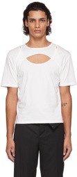 Dion Lee White Holster T-Shirt