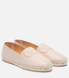 Chloé Isla logo leather espadrilles