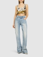 RABANNE Embellished Crop Top