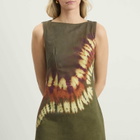 ALÉMAIS Women's Marilyn Denim Mini Dress in Khaki