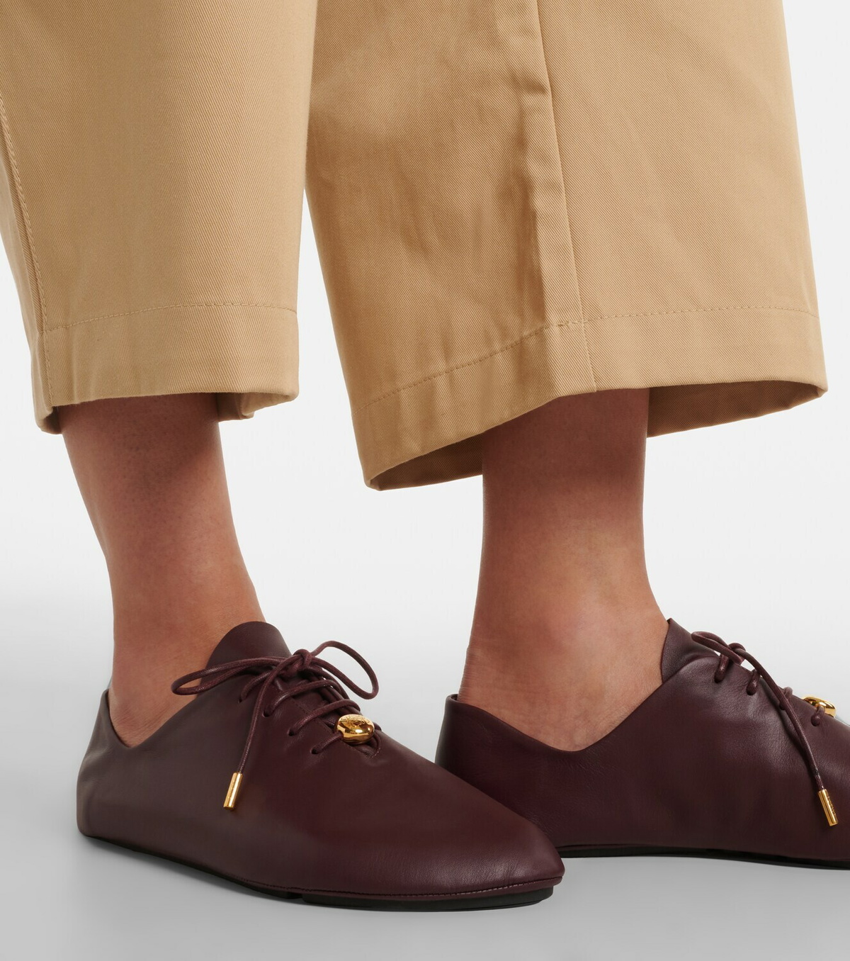 Loewe Pebble Soft leather sneakers