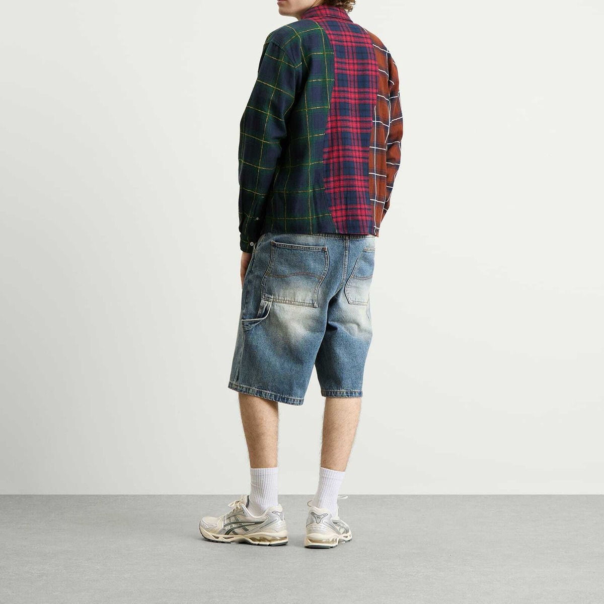 Dime Men's Classic Denim Shorts in Sandblasted Indigo