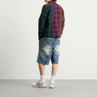Dime Men's Classic Denim Shorts in Sandblasted Indigo