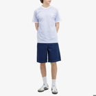 Adidas Men's 3 Stripes T-shirt in Violet Tone