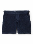 Orlebar Brown - Bulldog Slim-Fit Cotton-Terry Shorts - Blue