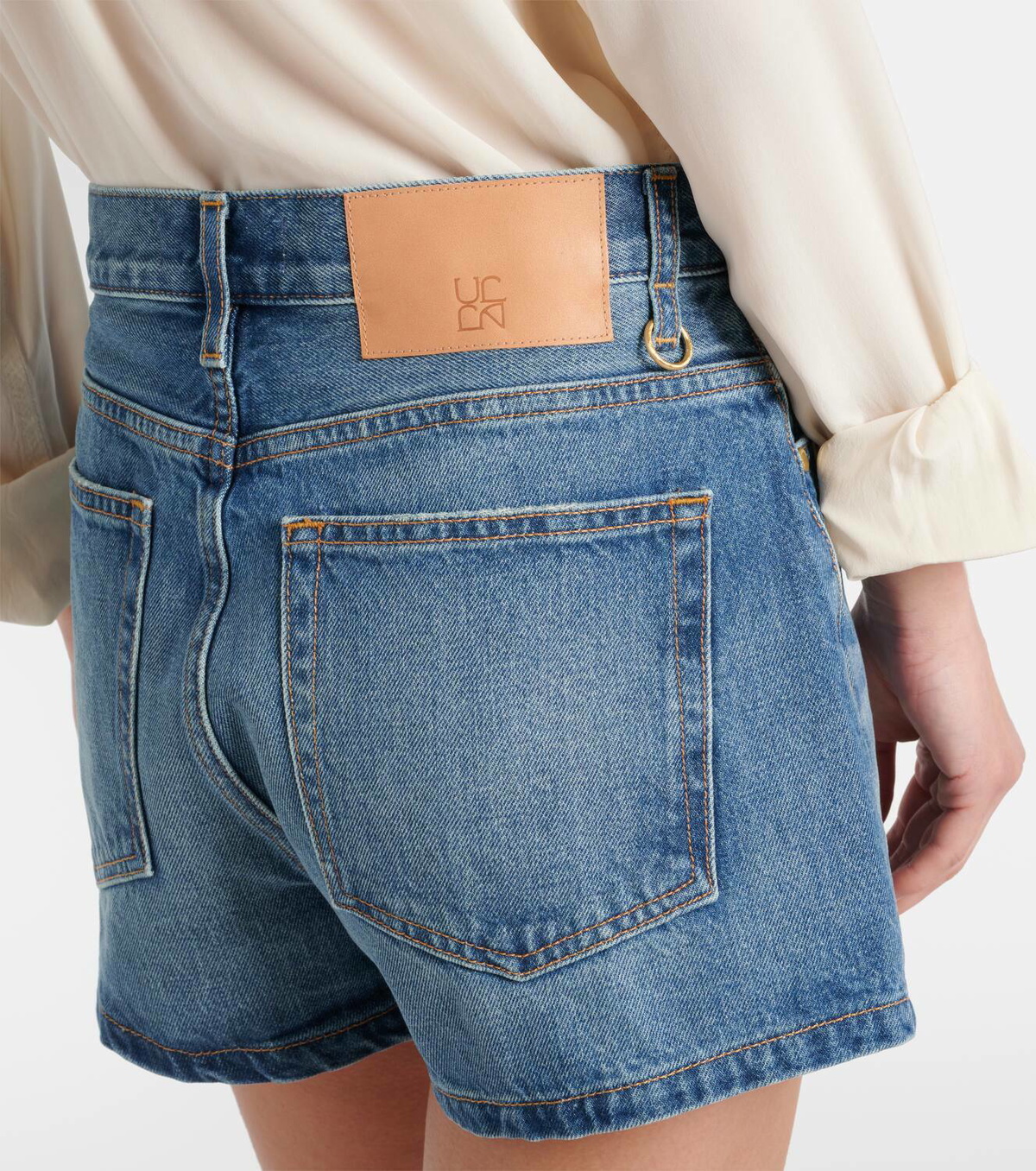 Ulla Johnson Greta high-rise denim shorts