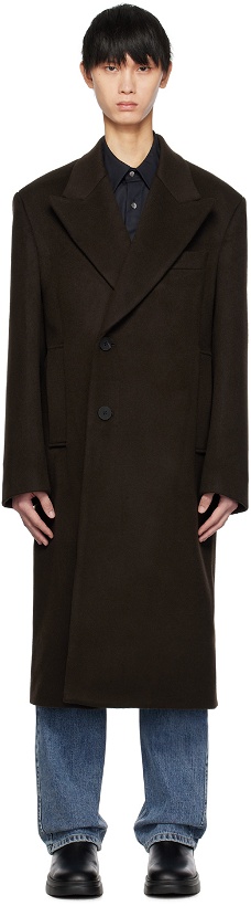 Photo: Wooyoungmi Brown Double Coat