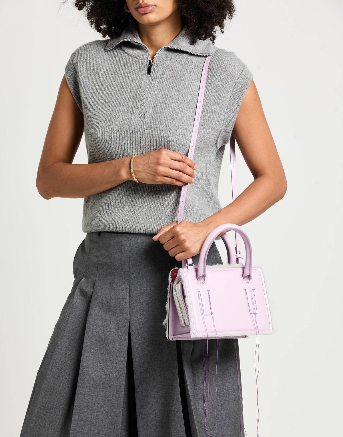 Dentro Womens Handbag Lilac