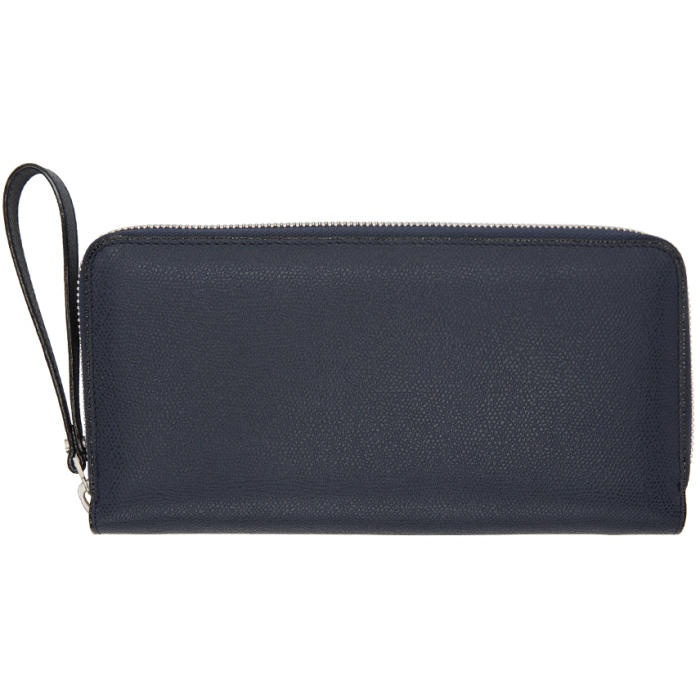 Photo: Valextra Navy Hold All Long Wallet