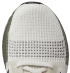 Adidas Sport - UltraBOOST 19 Rubber-Trimmed Primeknit Running Sneakers - Green