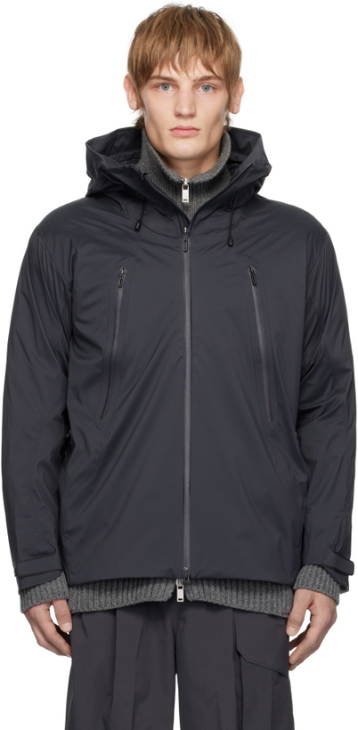 Photo: Descente ALLTERRAIN Gray Hard Shell Jacket