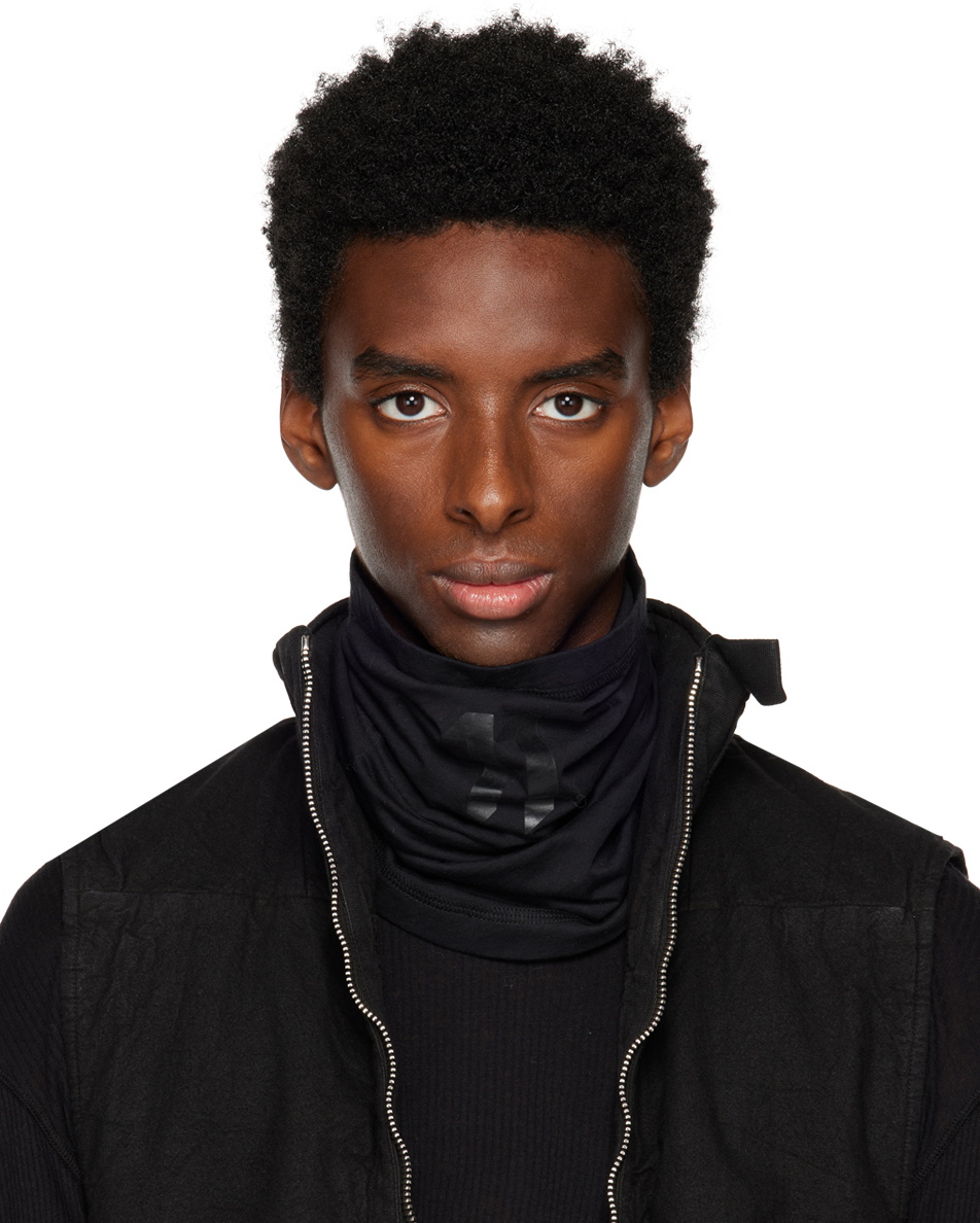 11 by Boris Bidjan Saberi Black Logo Face Mask 11 by Boris Bidjan