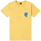 Tired Skateboards Men's Creepy Skull T-Shirt in Yellow