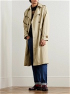 Polo Ralph Lauren - Double-Breasted Belted Brushed Cotton-Blend Twill Trench Coat - Neutrals