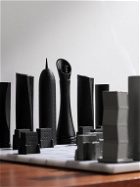Skyline Chess - Doha Stainless Steel and Marble Chess Set
