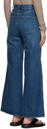 CO Indigo Wide-Leg Jeans