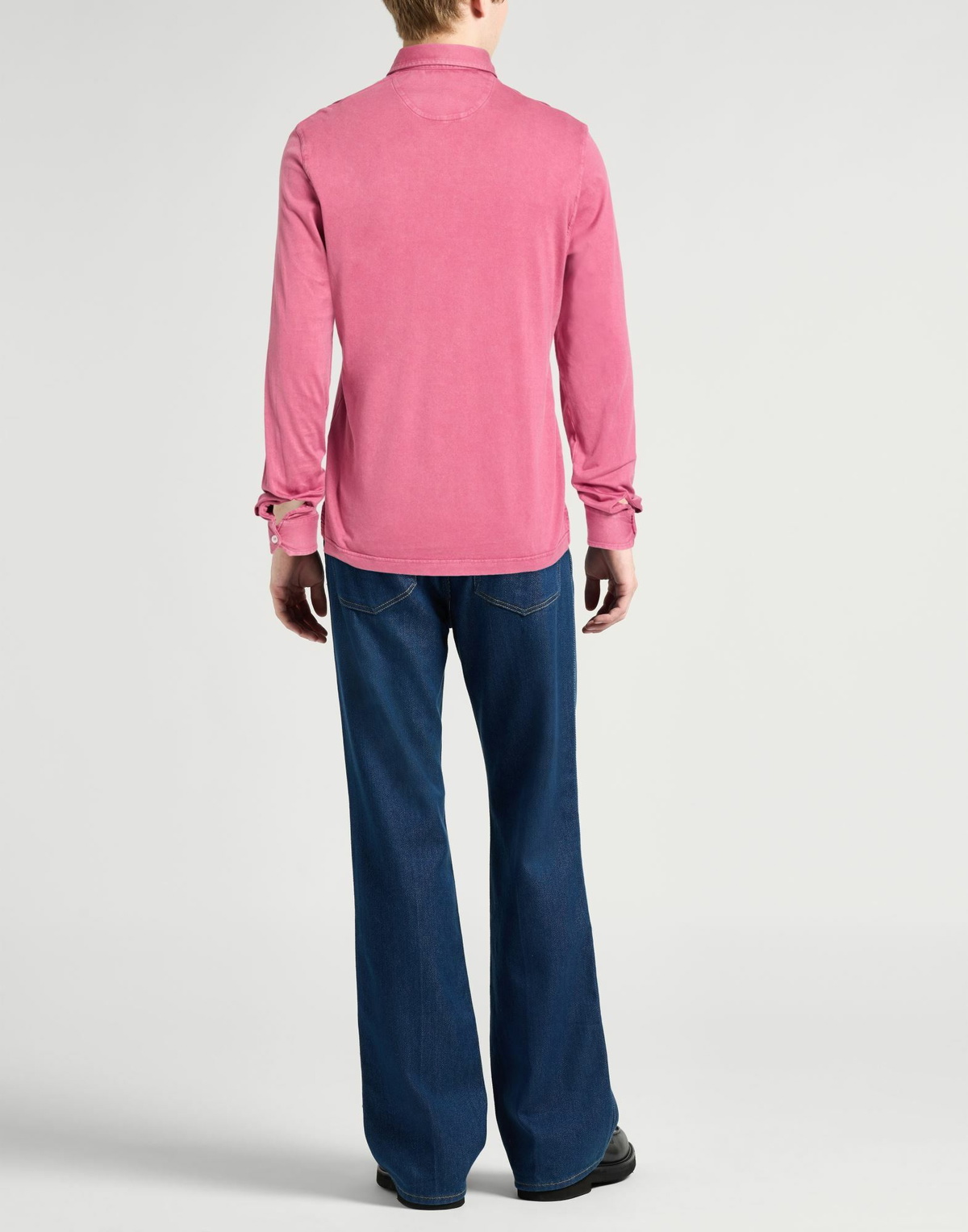 Fedeli Mens Polo shirt Antique rose