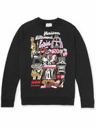 Maison Kitsuné - Bill Rebholz Cotton-Jersey Sweatshirt - Black