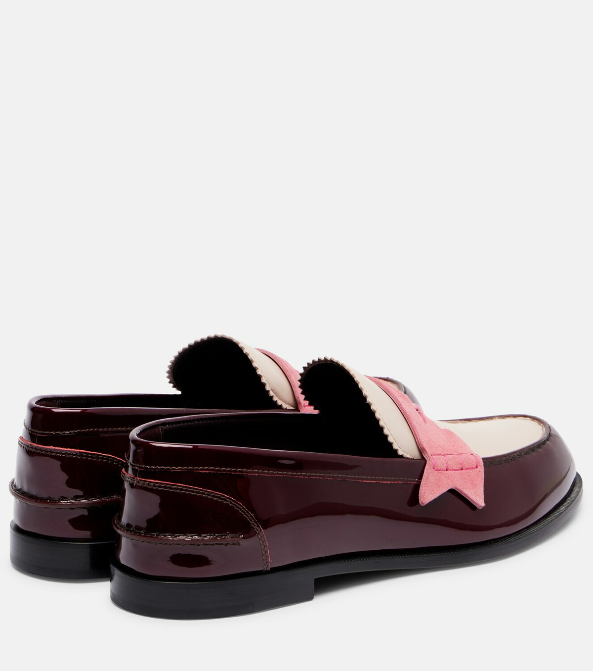 Christian Louboutin Penny leather penny loafers