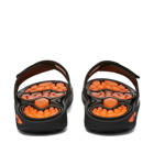 Adidas Men's Reptossage Sneakers in Core Black/Orange/White