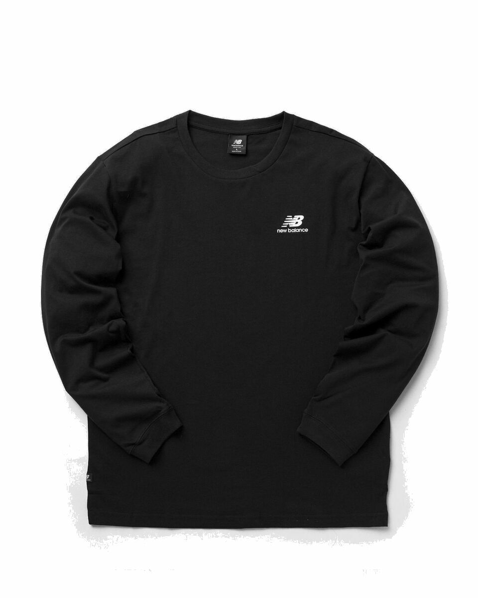 Photo: New Balance Athletics Legacies Graphic Collage Long Sleeve Tee Black - Mens - Longsleeves