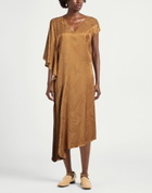 Manila Grace Womens Midi dress Sand
