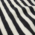 Tekla Fabrics Organic Terry Bath Towel in Black Stripe