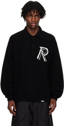 Represent Black Initial Polo