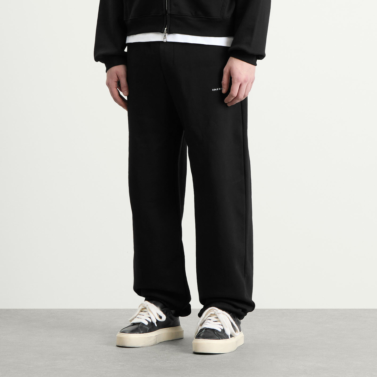 Cole Buxton Men's Vintage Mini Logo Sweatpants in Black