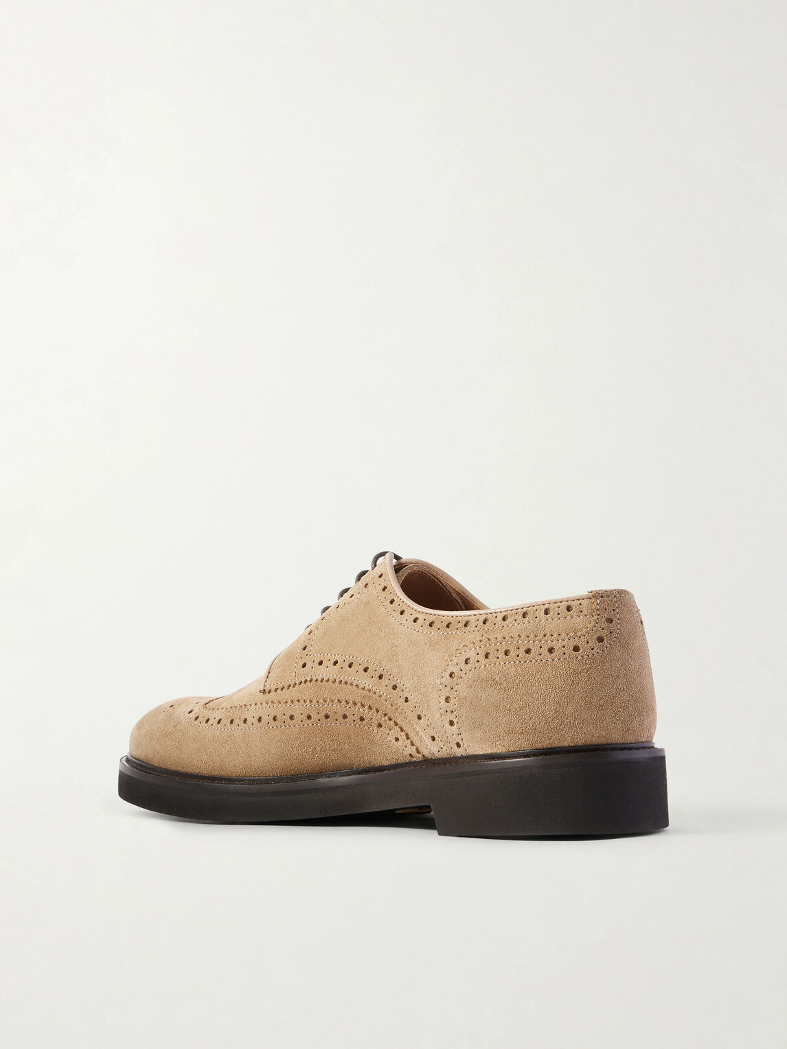 Mr P. - Suede Brogues - Neutrals
