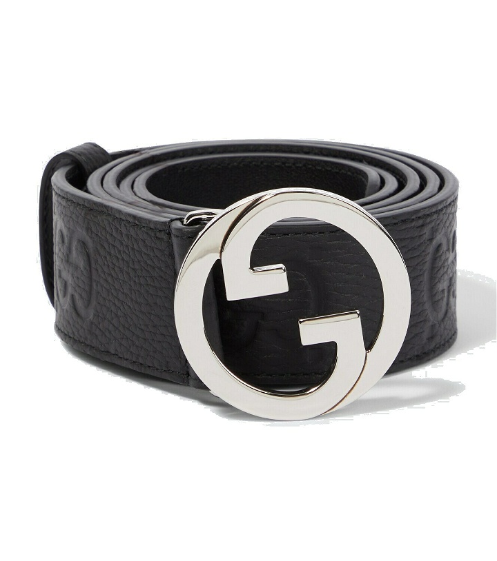 Photo: Gucci Blondie Interlocking G leather belt