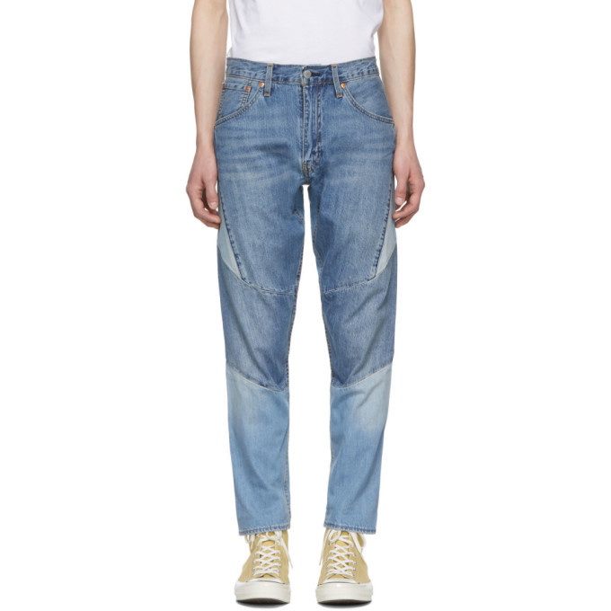 Photo: Levis Blue Hi Ball Roll Moto Jeans