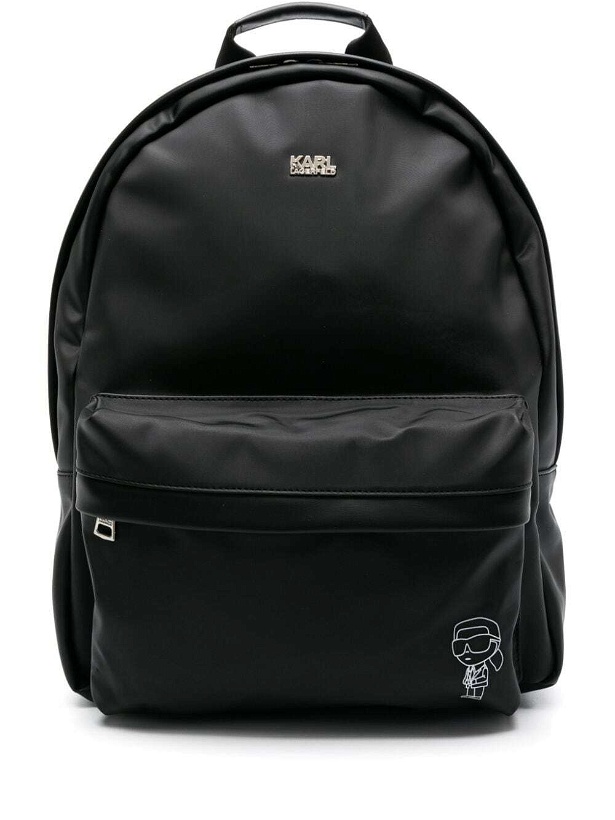 Photo: KARL LAGERFELD - Backpack With Logo