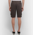 Onia - Tom Slim-Fit Linen Drawstring Cargo Shorts - Men - Charcoal