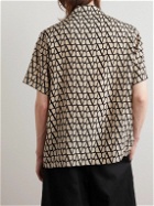 Valentino - Printed Silk Crepe de Chine Shirt - Neutrals