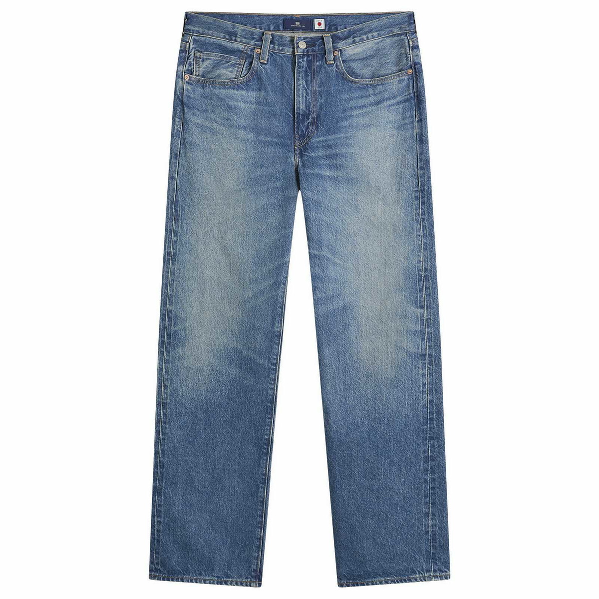 Levi's Men's Bue Tab Made in Japan Anchor Relaxed Jeans in Saddle Rock