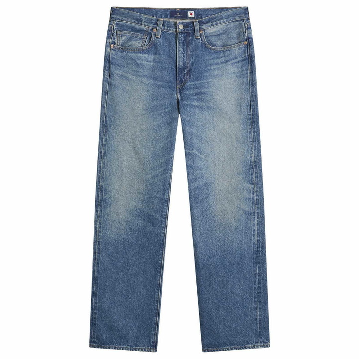 Photo: Levi's Men's Bue Tab Made in Japan Anchor Relaxed Jeans in Saddle Rock