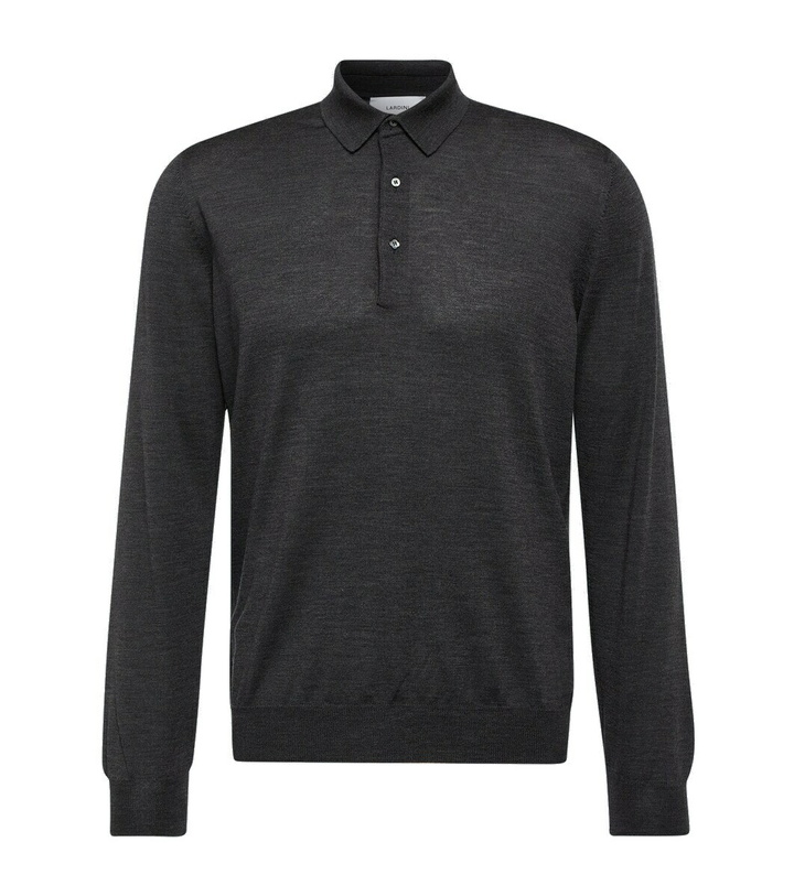 Photo: Lardini Wool polo shirt