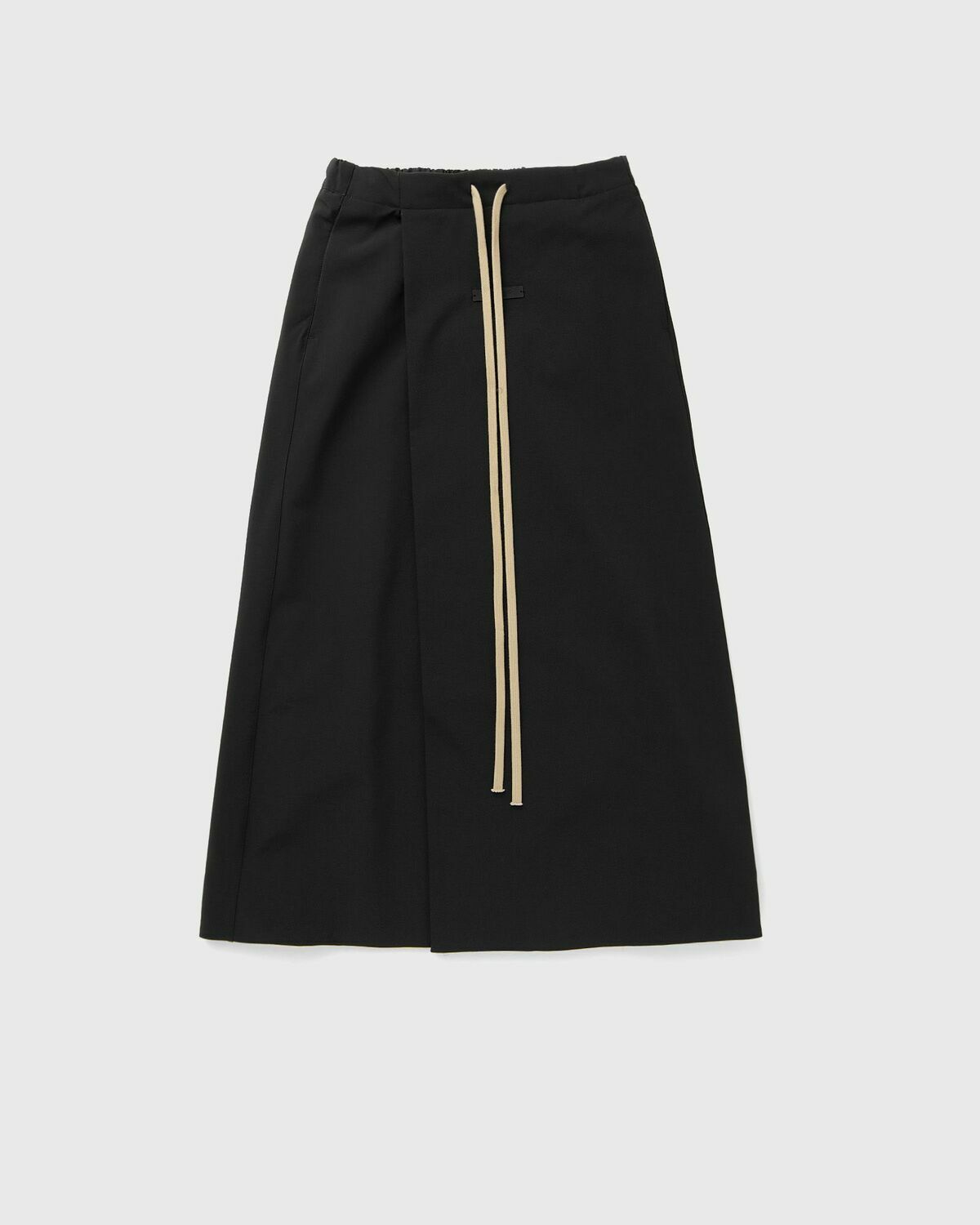 Fear Of God Essentials Bonded Nylon Wrap Skirt Black Skirts