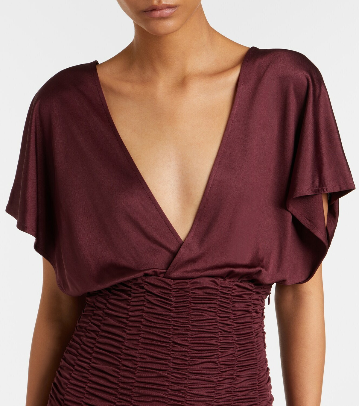 Aya Muse Anara ruched maxi dress